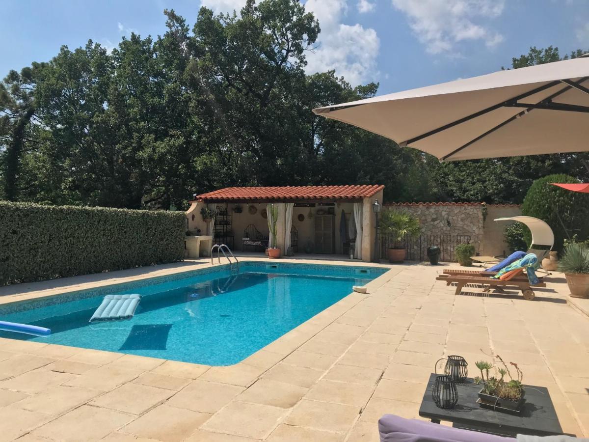 La Brindille Petit Mas Provencal Meuble De Tourisme 3 Etoiles 2-3 Personnes 1 Piece 30 M2 Tout Confort Lisiere Foret Jardin Jacuzzi Piscine Saint-Paul-en-Forêt Buitenkant foto